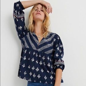 Lucky Brand Bandana Print Top